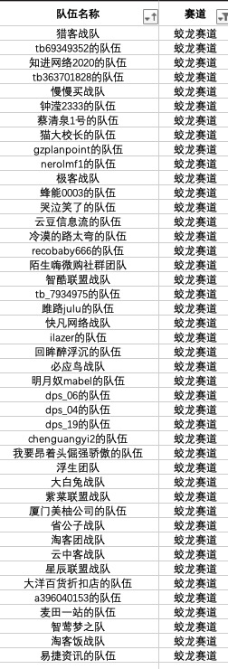 淘宝联盟双11赛马团队详情